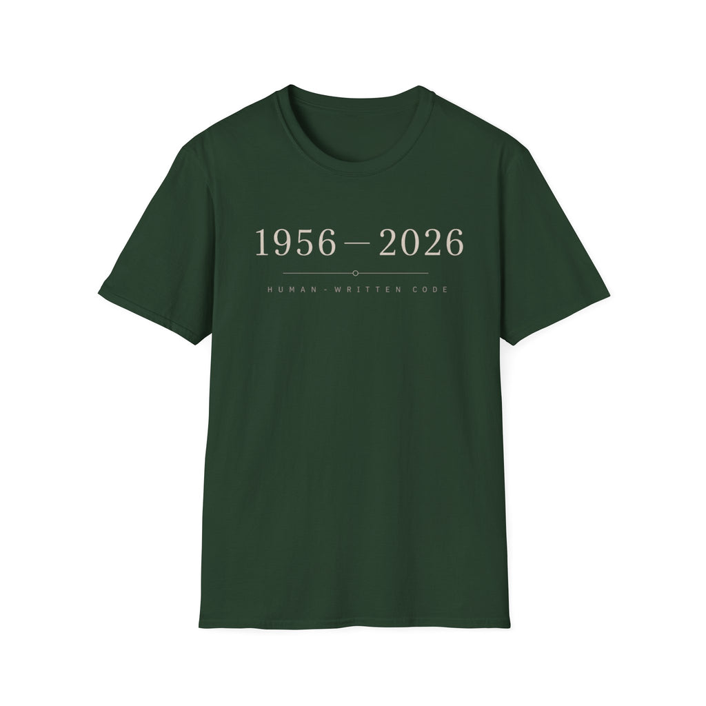 Human-Written Code End T-Shirt