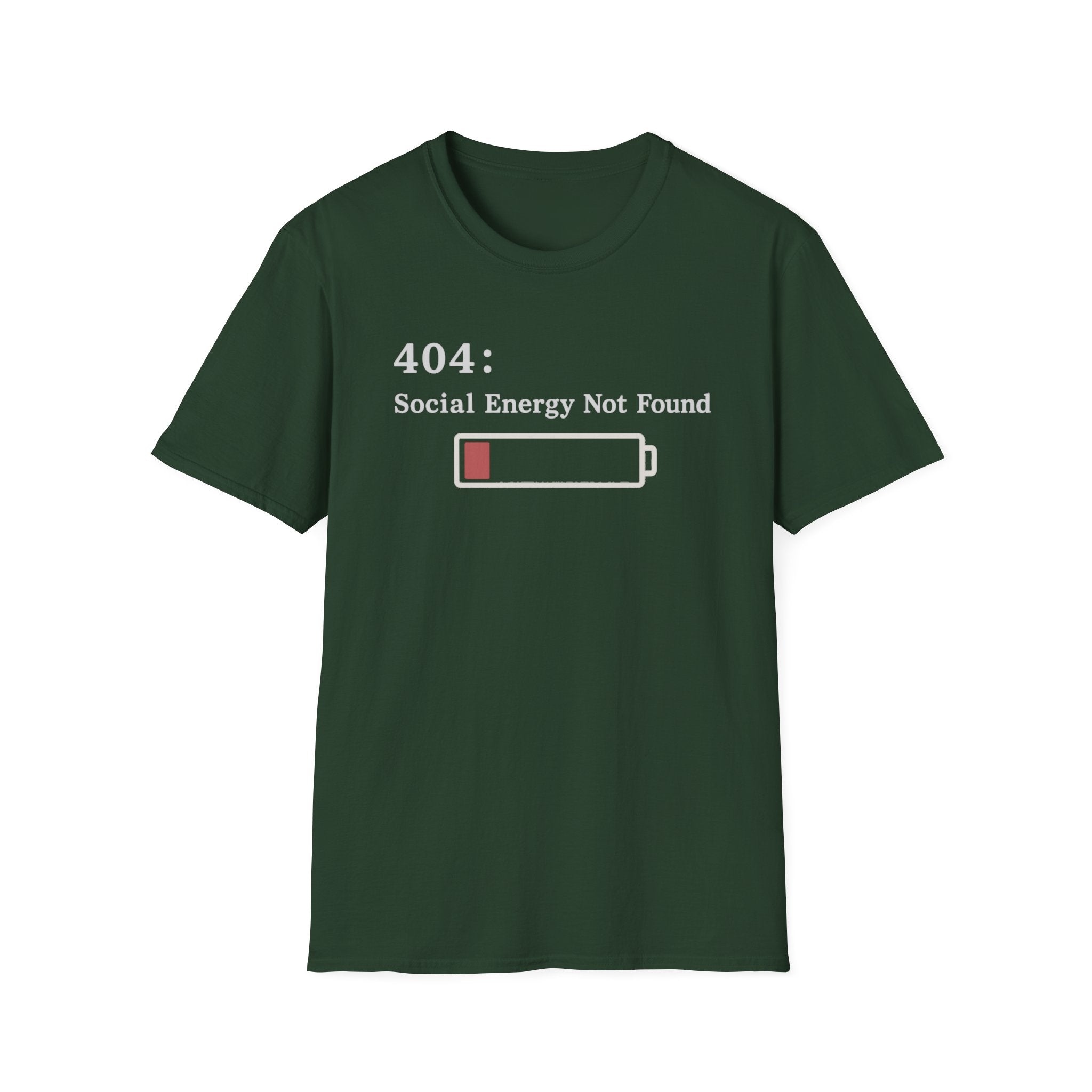 Social Battery Not Found T-Shirt
