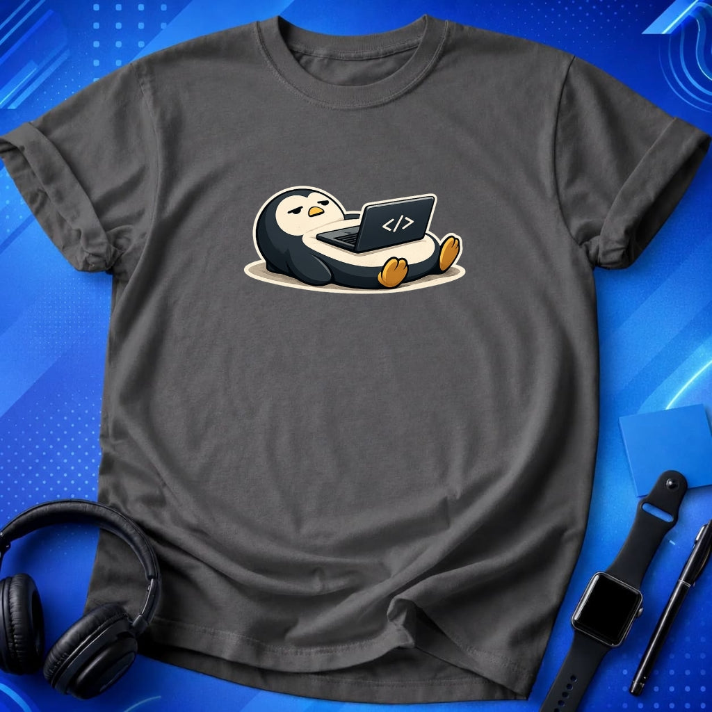 Penguin Laying Down T-Shirt