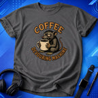 Coffee Devouring Machine Rat T-Shirt