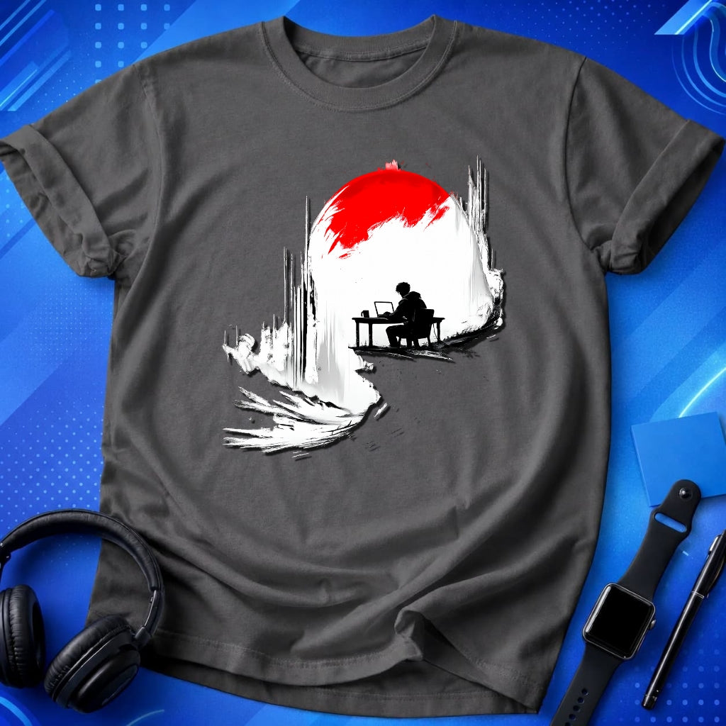 Engineer Red Moon T-Shirt