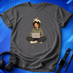 Woman With Cat T-Shirt