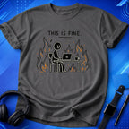 This Is Fine Minimalistic T-Shirt