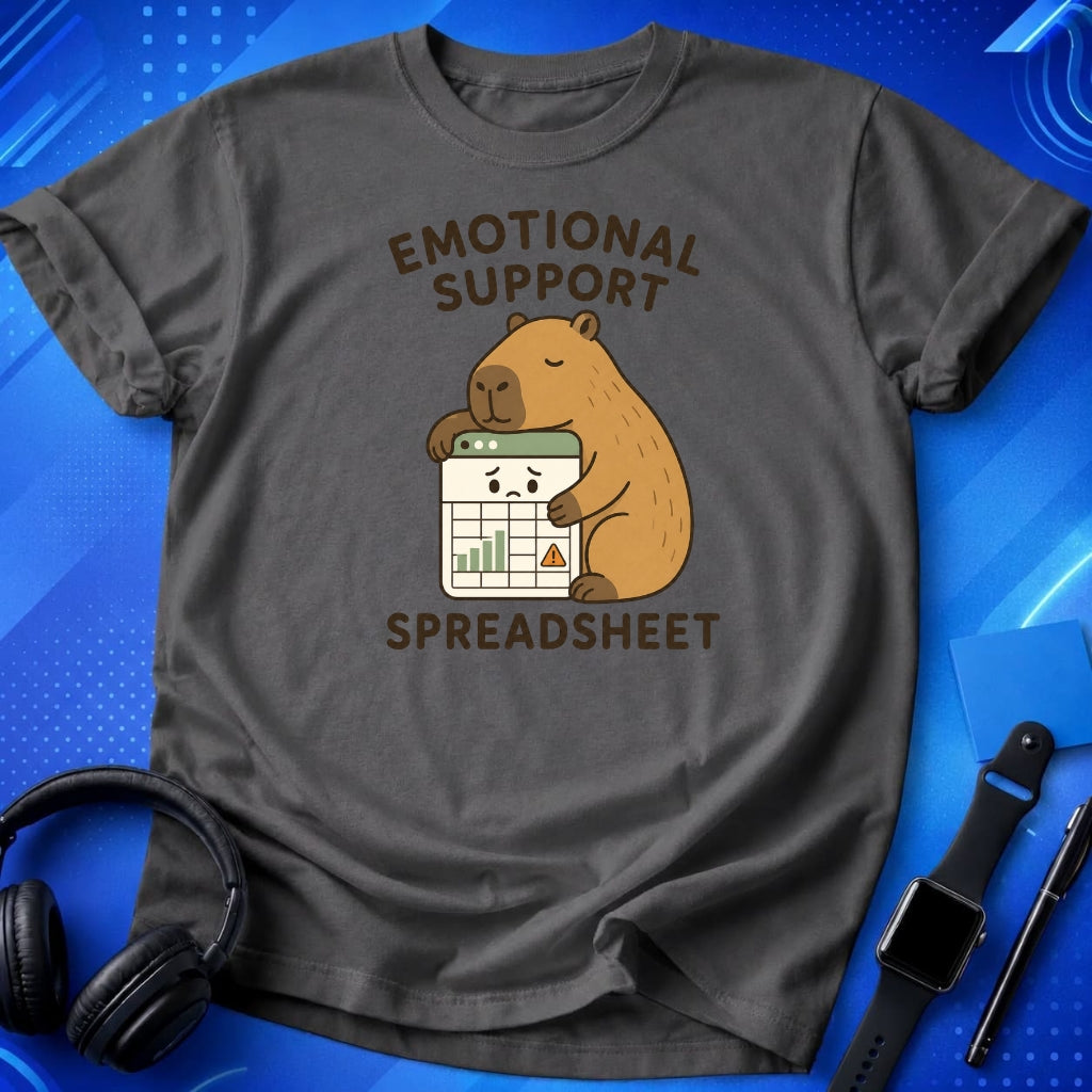 Emotional Support Spreadsheet T-Shirt