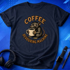 Coffee Devouring Machine Rat T-Shirt