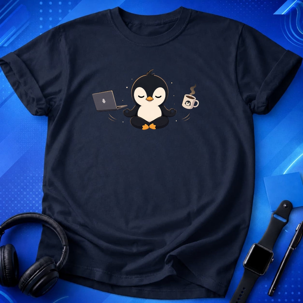 Penguin Meditating T-Shirt