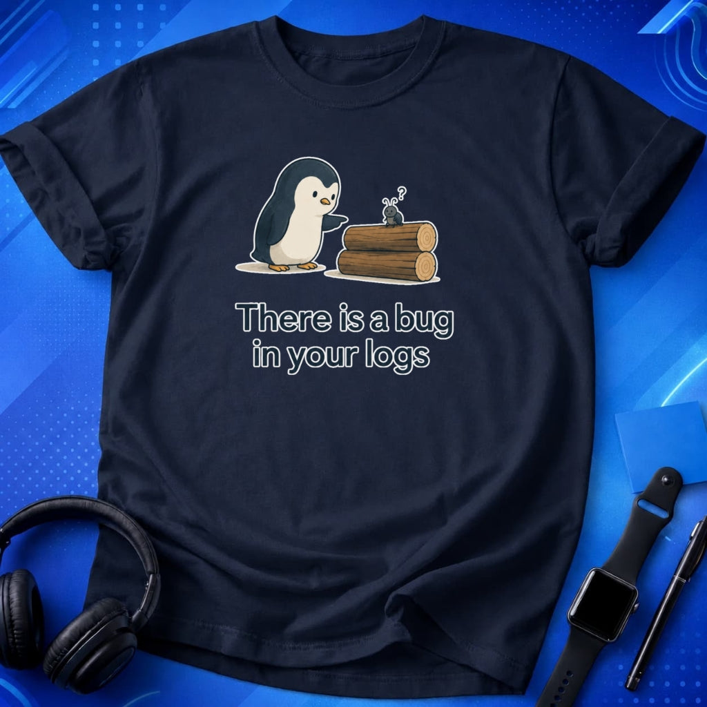 Bug In Logs T-Shirt