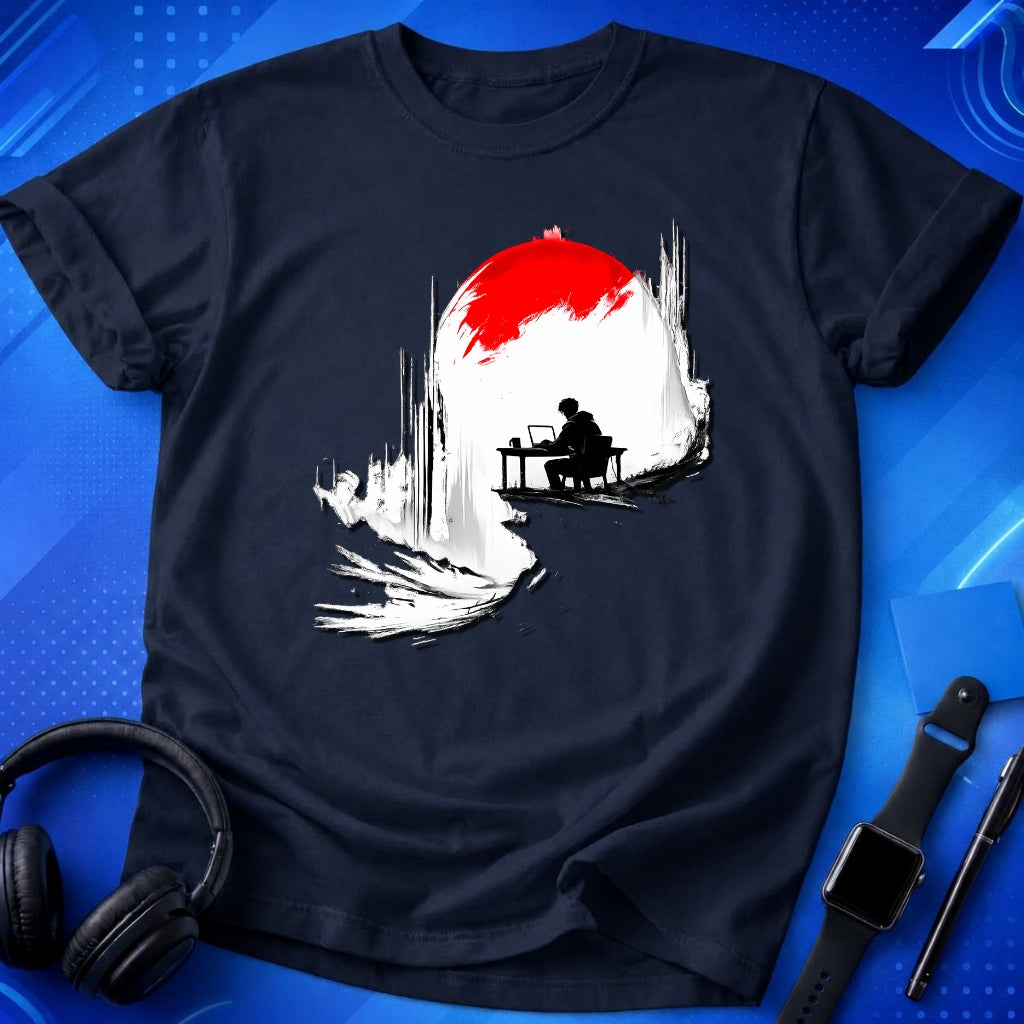 Engineer Red Moon T-Shirt