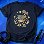Retro Computer Octopus T-Shirt