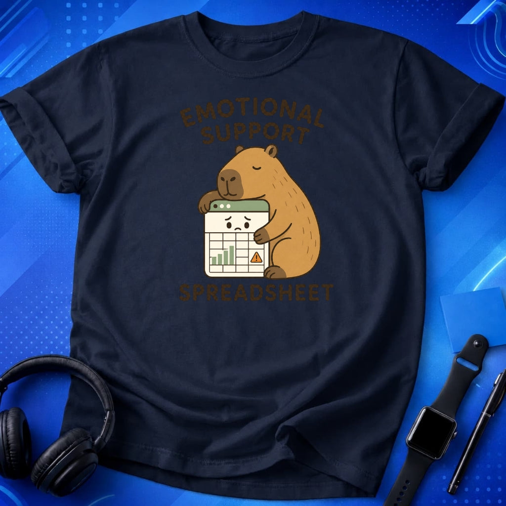 Emotional Support Spreadsheet T-Shirt