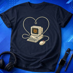 Retro Computer Heart T-Shirt