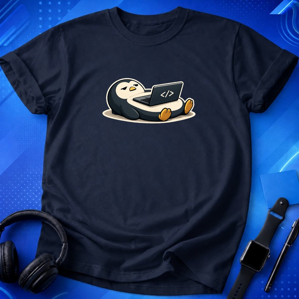 Penguin Laying Down T-Shirt
