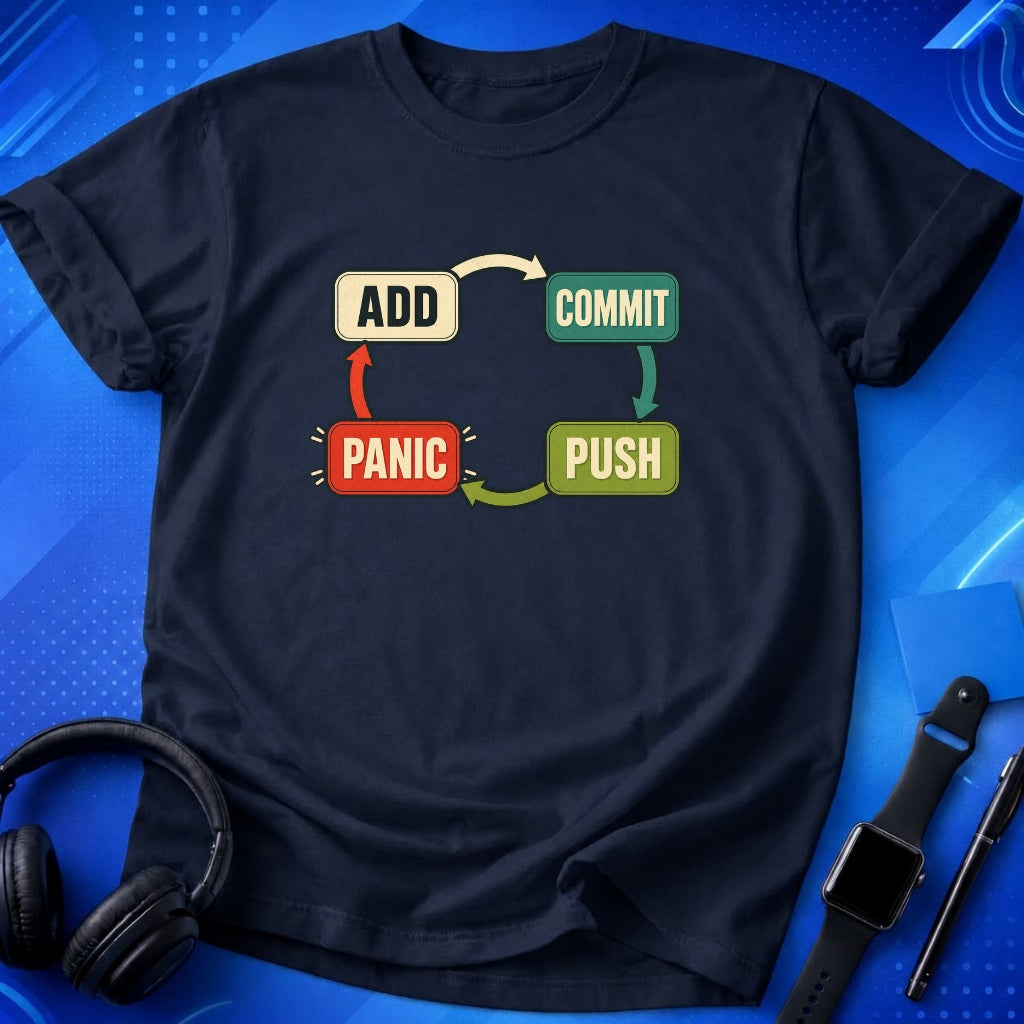 Git Commands Cycle T-Shirt