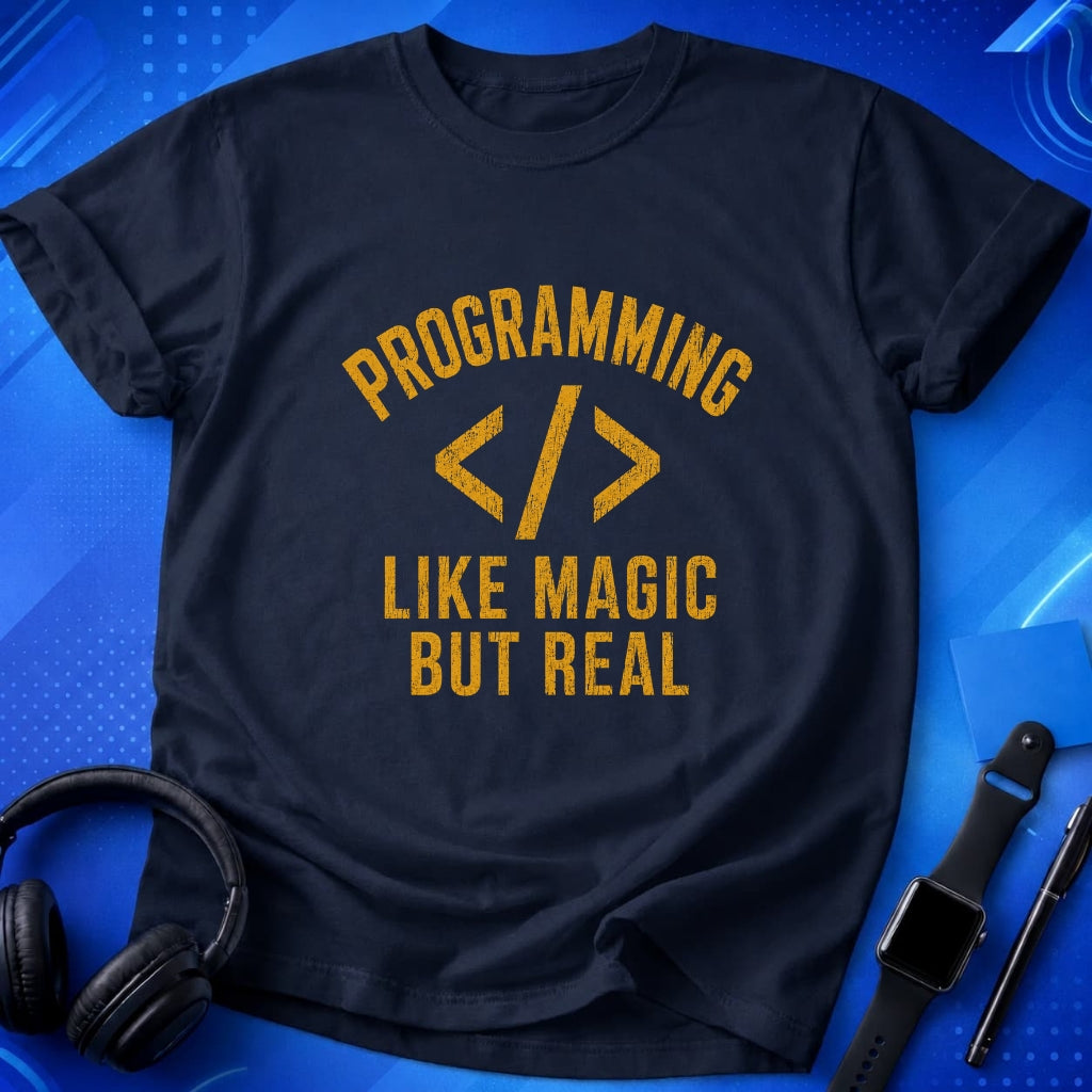 Programming Like Magic but Real T-Shirt