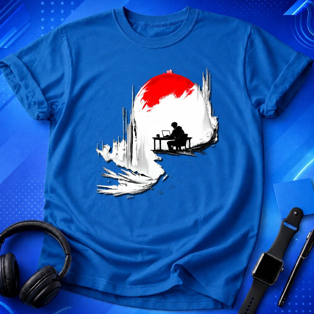 Engineer Red Moon T-Shirt