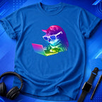 Neon Working Cat T-Shirt