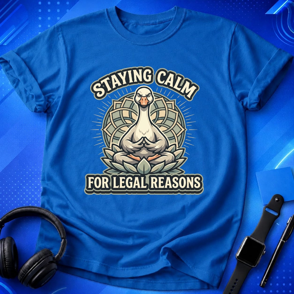 Staying Calm Goose T-Shirt