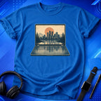City In Laptop T-Shirt