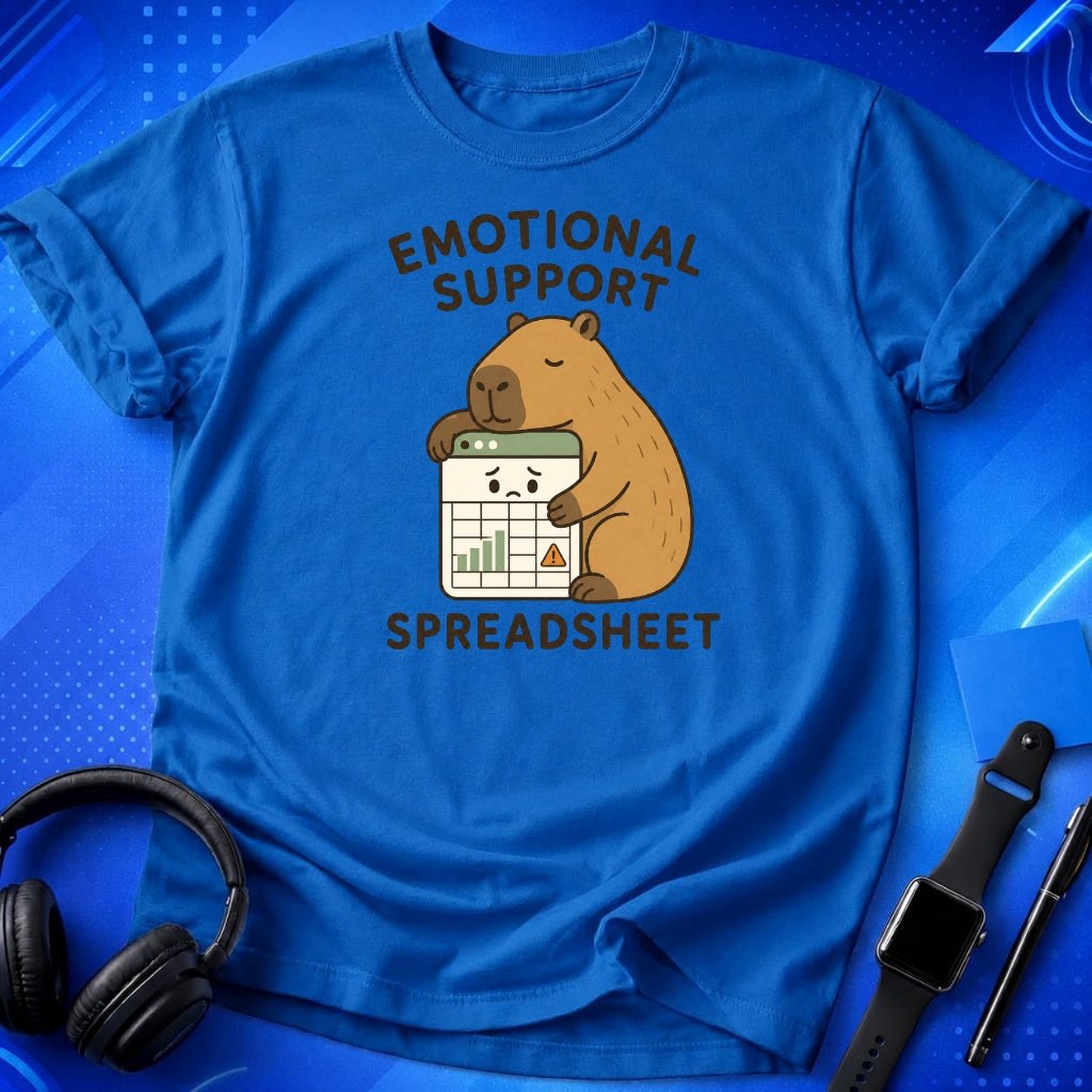 Emotional Support Spreadsheet T-Shirt