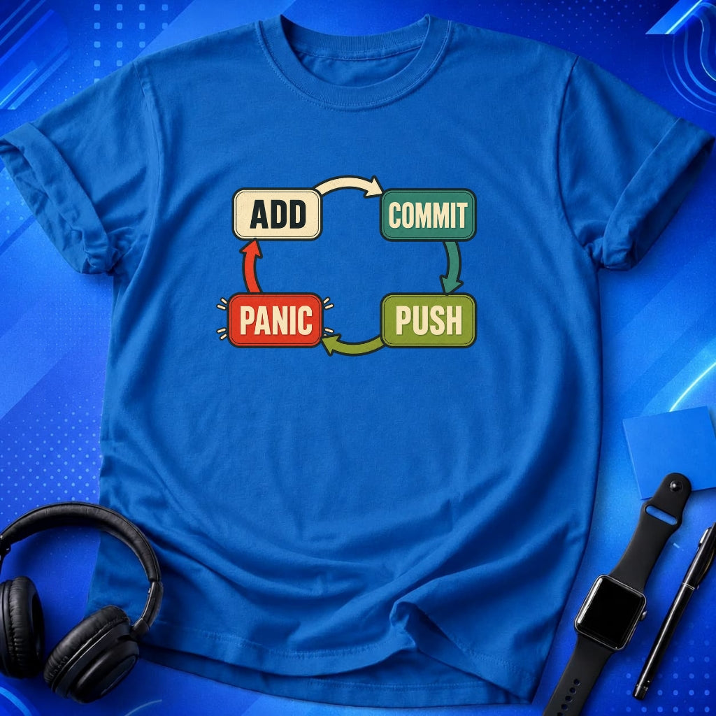 Git Commands Cycle T-Shirt