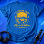 Can_t Work Today My Social Battery Is Dead T-Shirt