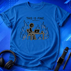 This Is Fine Minimalistic T-Shirt
