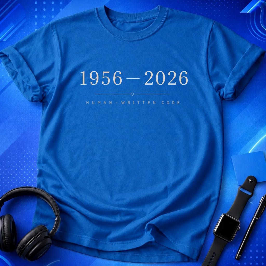 Human-Written Code End T-Shirt