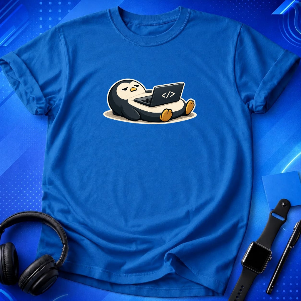 Penguin Laying Down T-Shirt