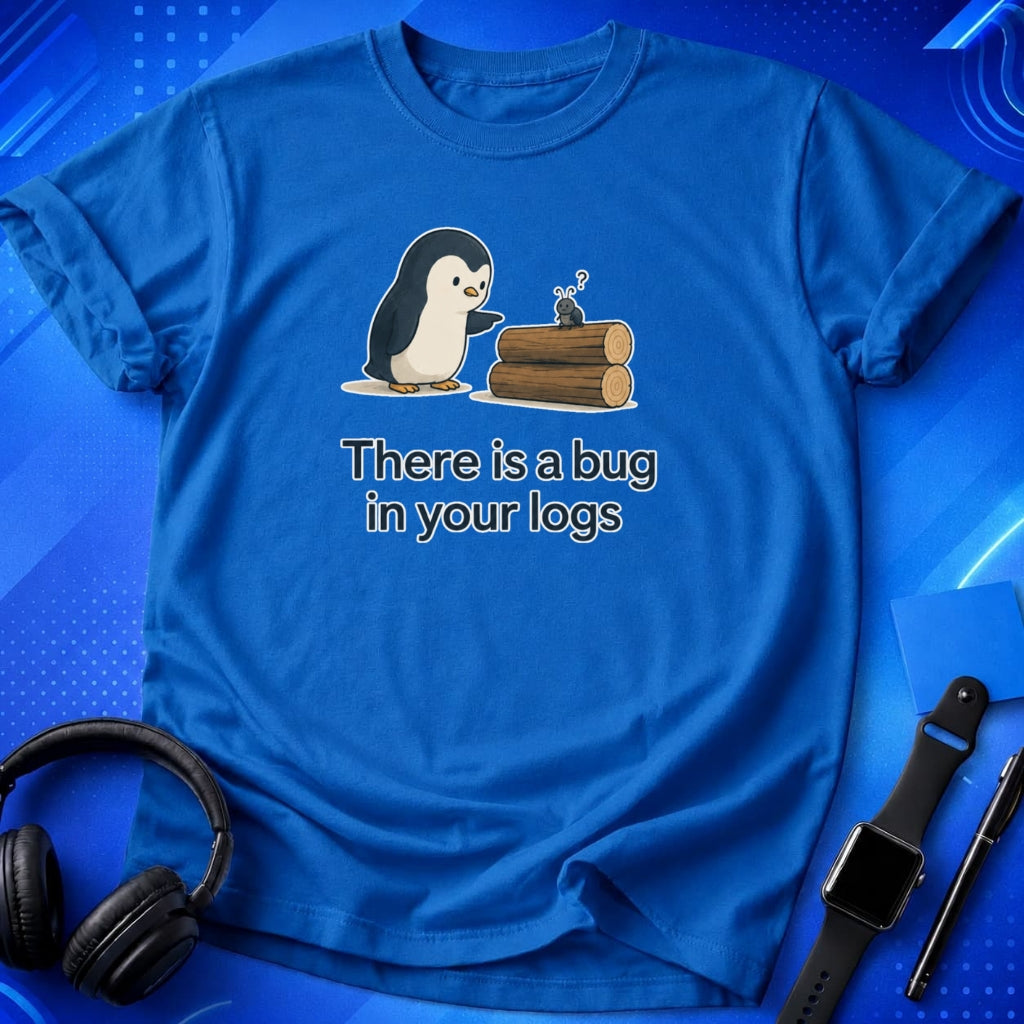 Bug In Logs T-Shirt