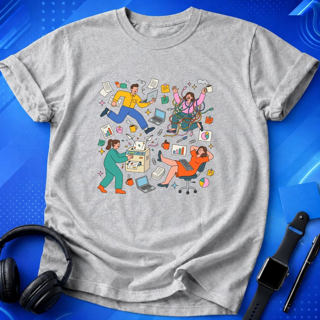 Office Happy Chaos T-Shirt
