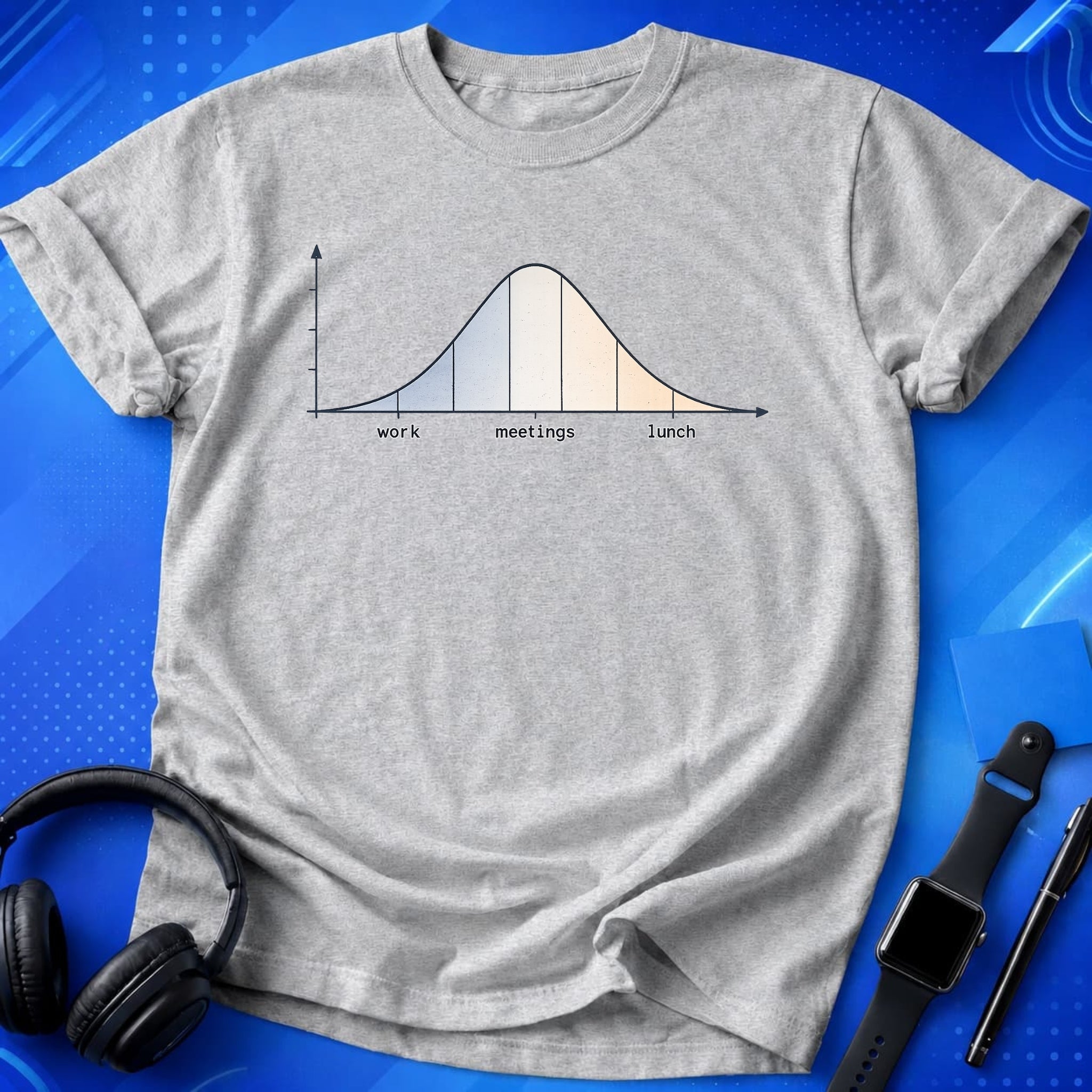 Work Normal Distribution T-Shirt