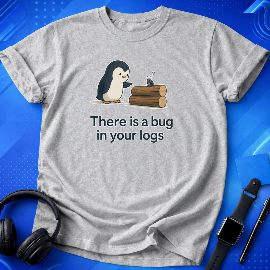 Bug In Logs T-Shirt