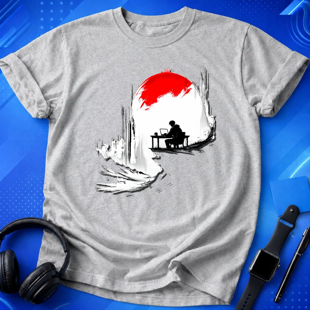 Engineer Red Moon T-Shirt