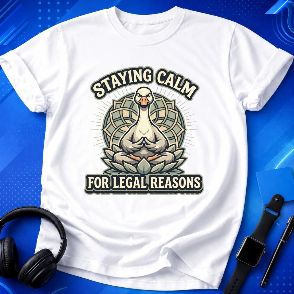 Staying Calm Goose T-Shirt