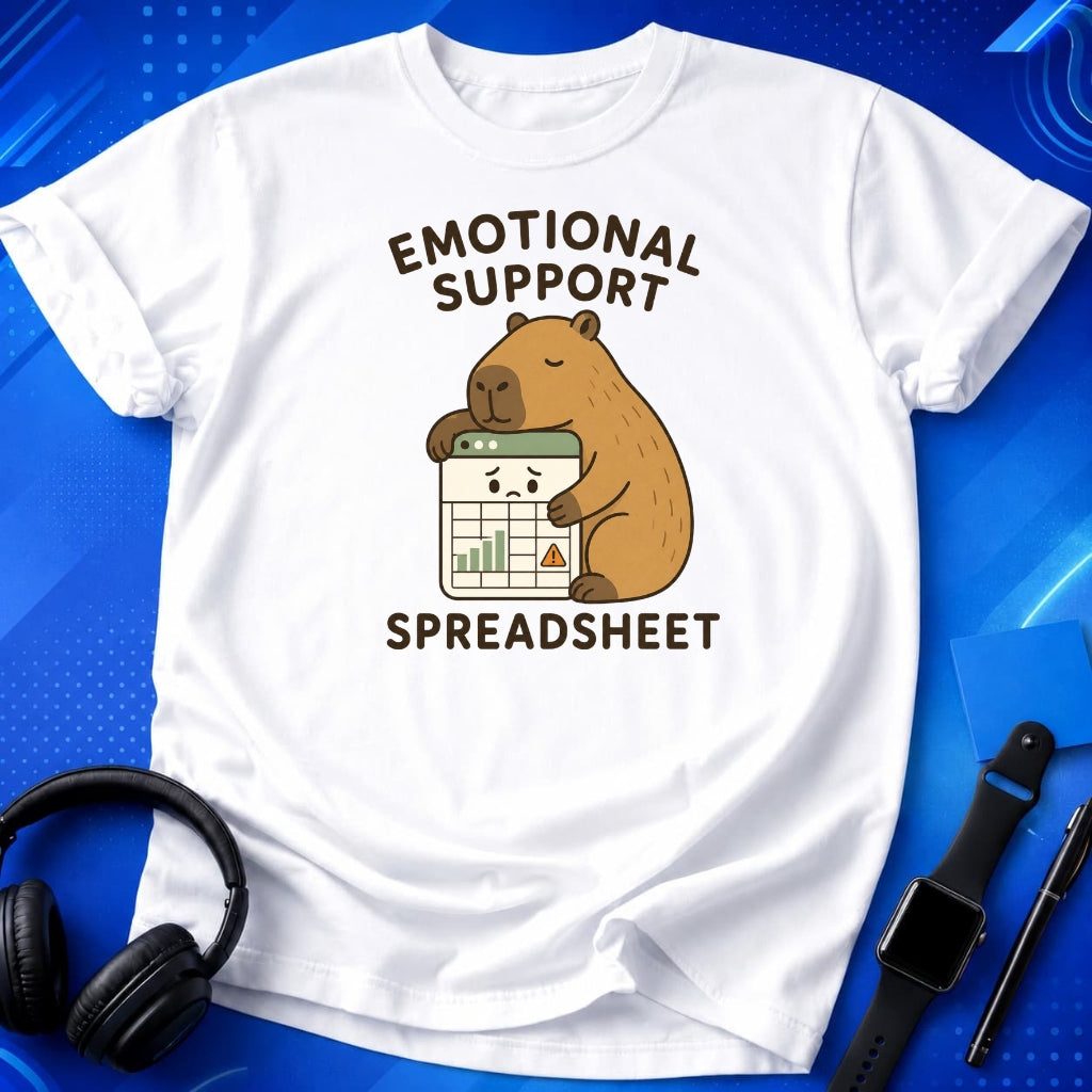 Emotional Support Spreadsheet T-Shirt