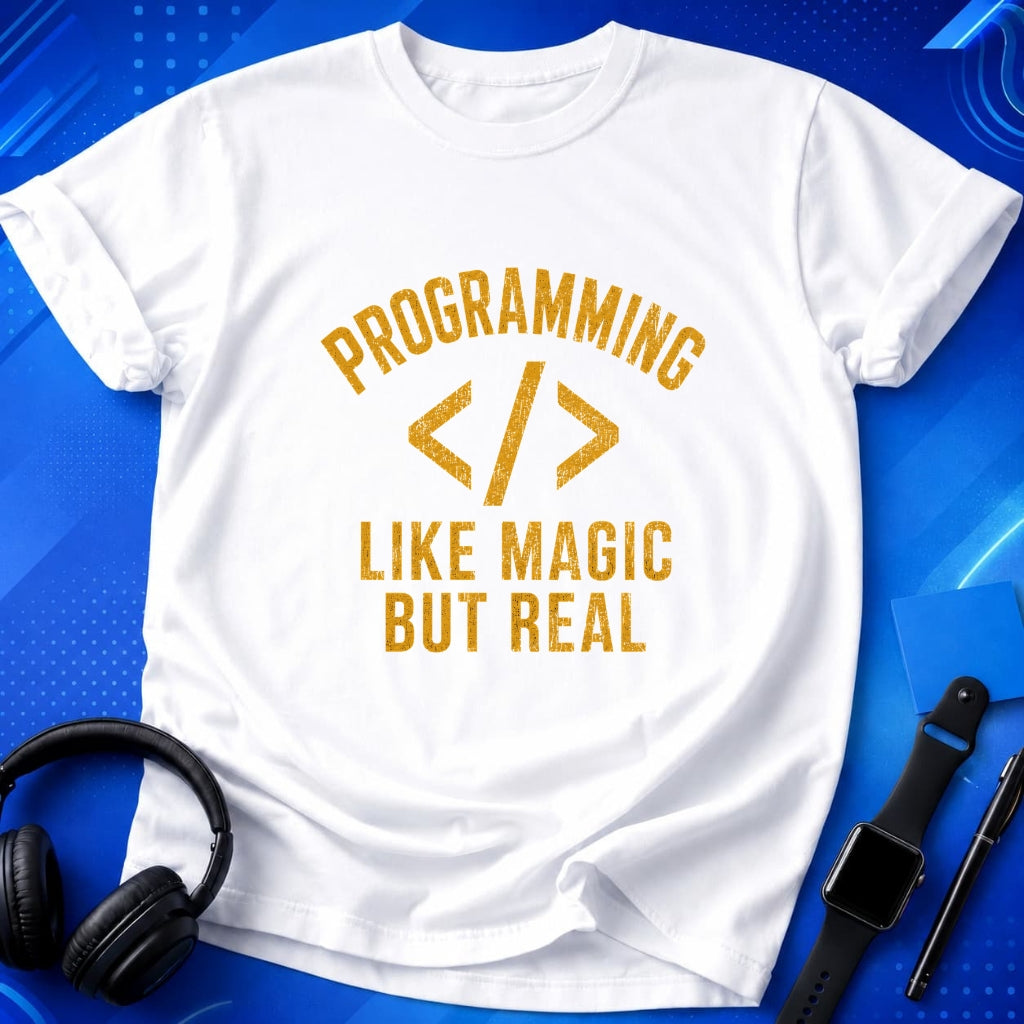Programming Like Magic but Real T-Shirt