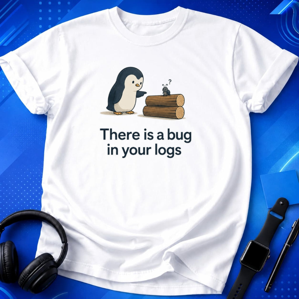 Bug In Logs T-Shirt
