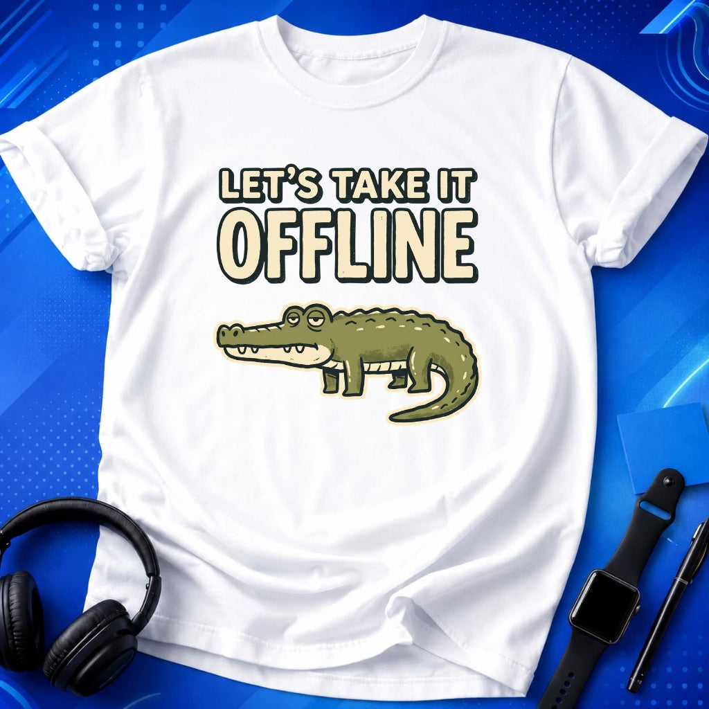Take It Offline Croc T-Shirt