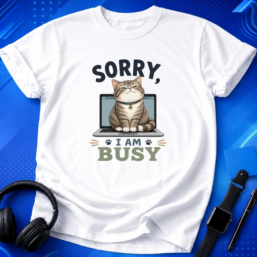 Sorry I Am Busy T-Shirt