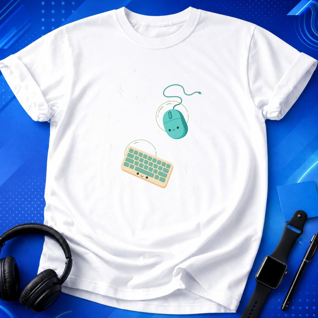 Mouse Keyboard Floating T-Shirt