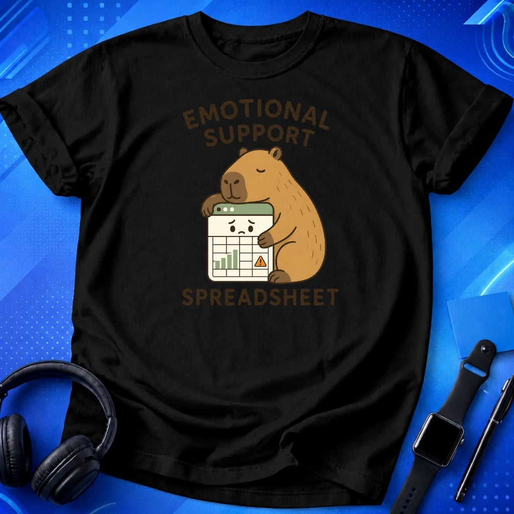 Emotional Support Spreadsheet T-Shirt