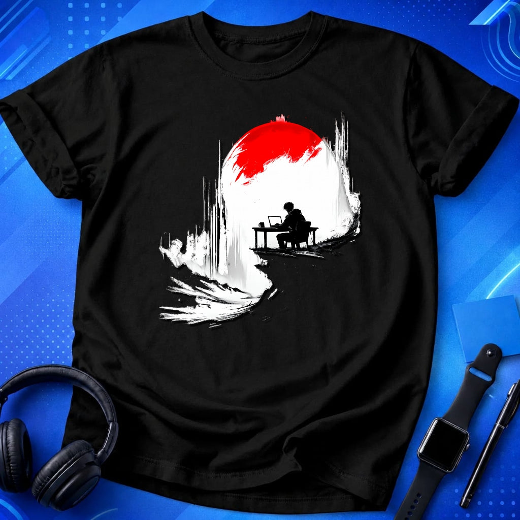 Engineer Red Moon T-Shirt