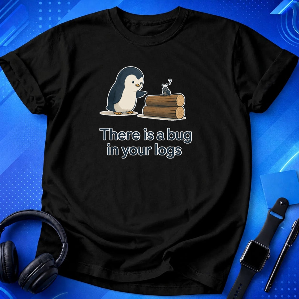Bug In Logs T-Shirt