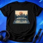 City In Laptop T-Shirt