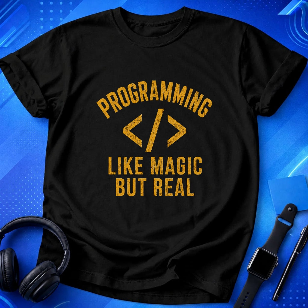 Programming Like Magic but Real T-Shirt