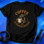 Coffee Devouring Machine Rat T-Shirt