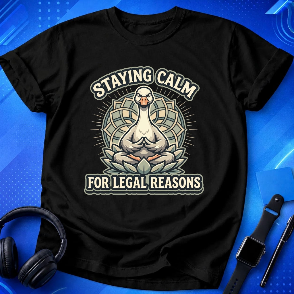 Staying Calm Goose T-Shirt