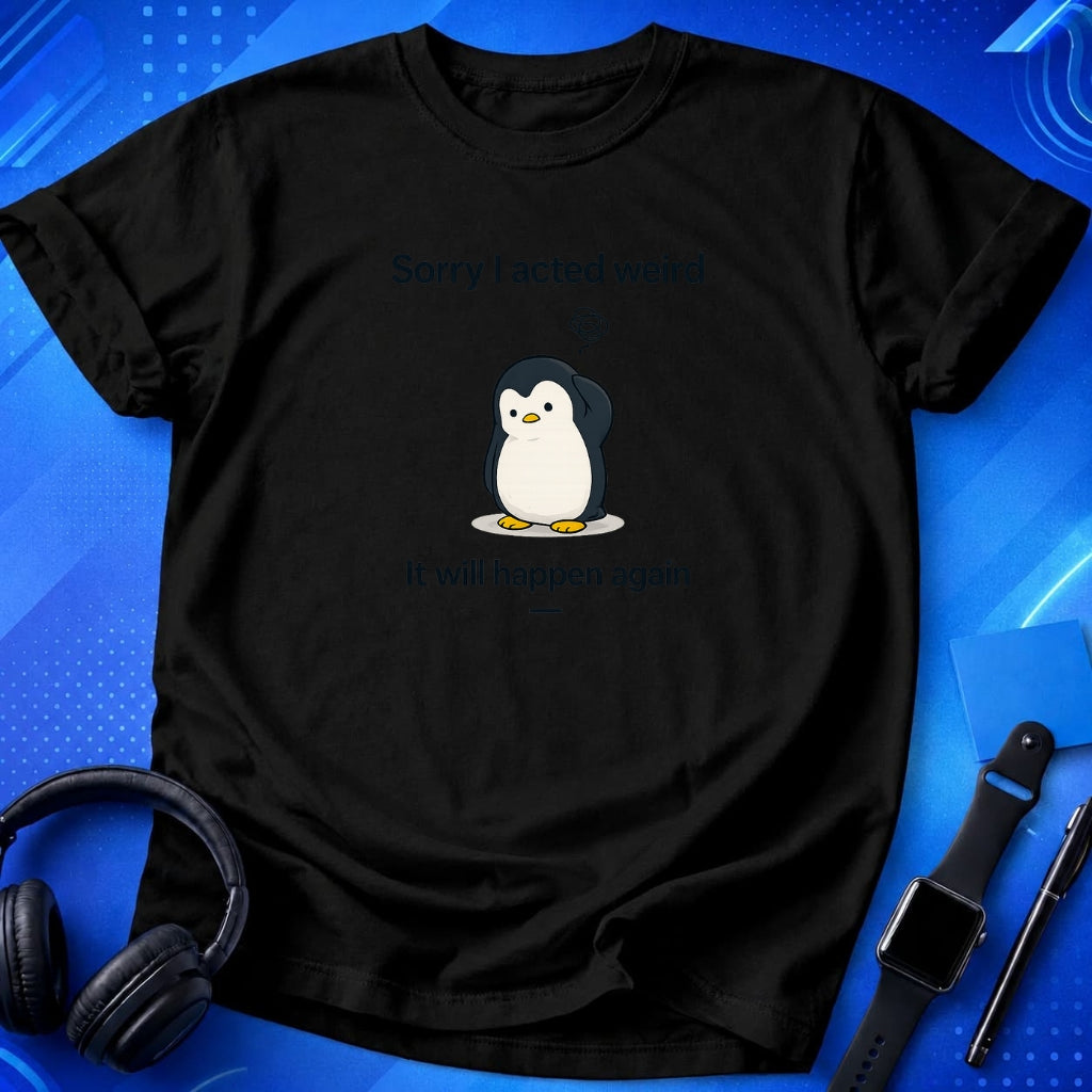 Sorry Acted Weird T-Shirt