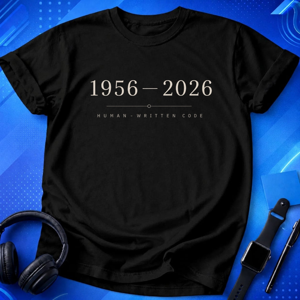 Human-Written Code End T-Shirt