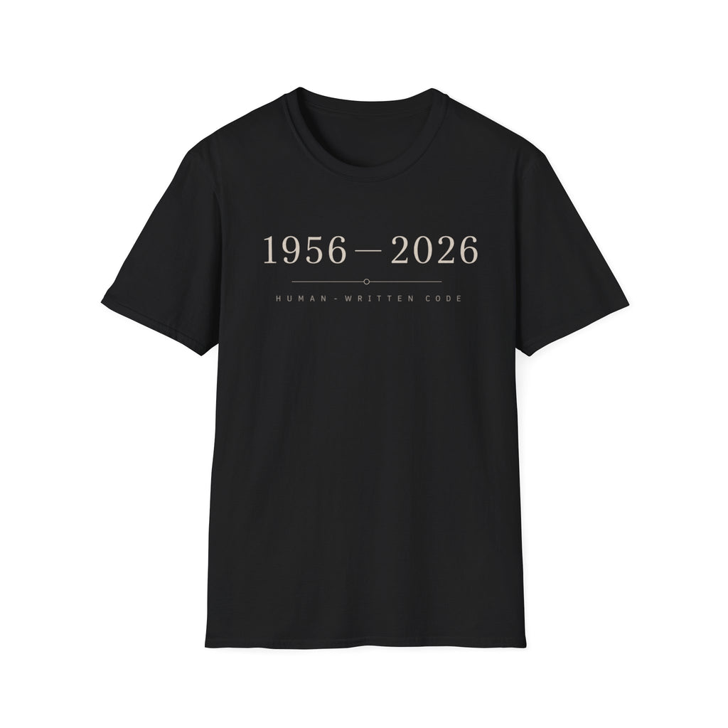Human-Written Code End T-Shirt